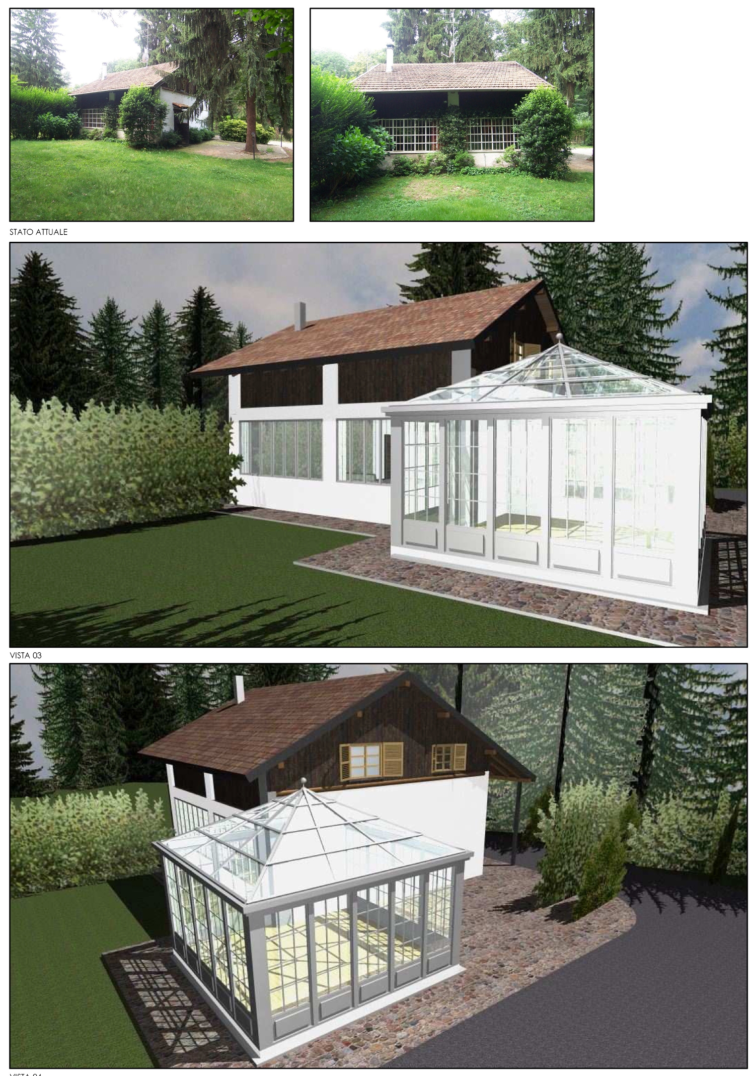studio ampliamento casa in campagna