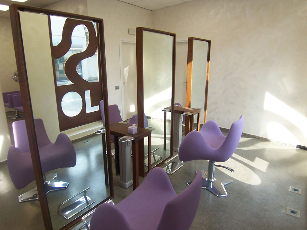 barber shop - violet